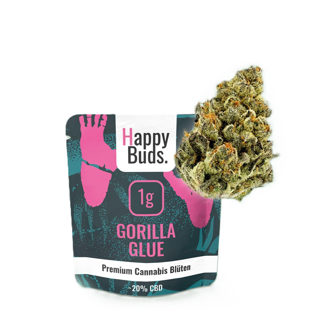 Happy Buds Gorilla Glue 20% CBD