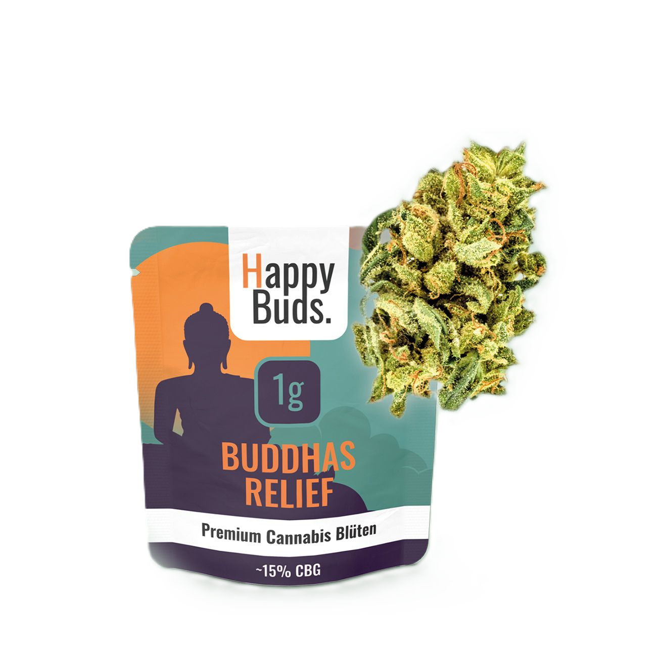 Happy Buds Buddha's Relief 15% CBG