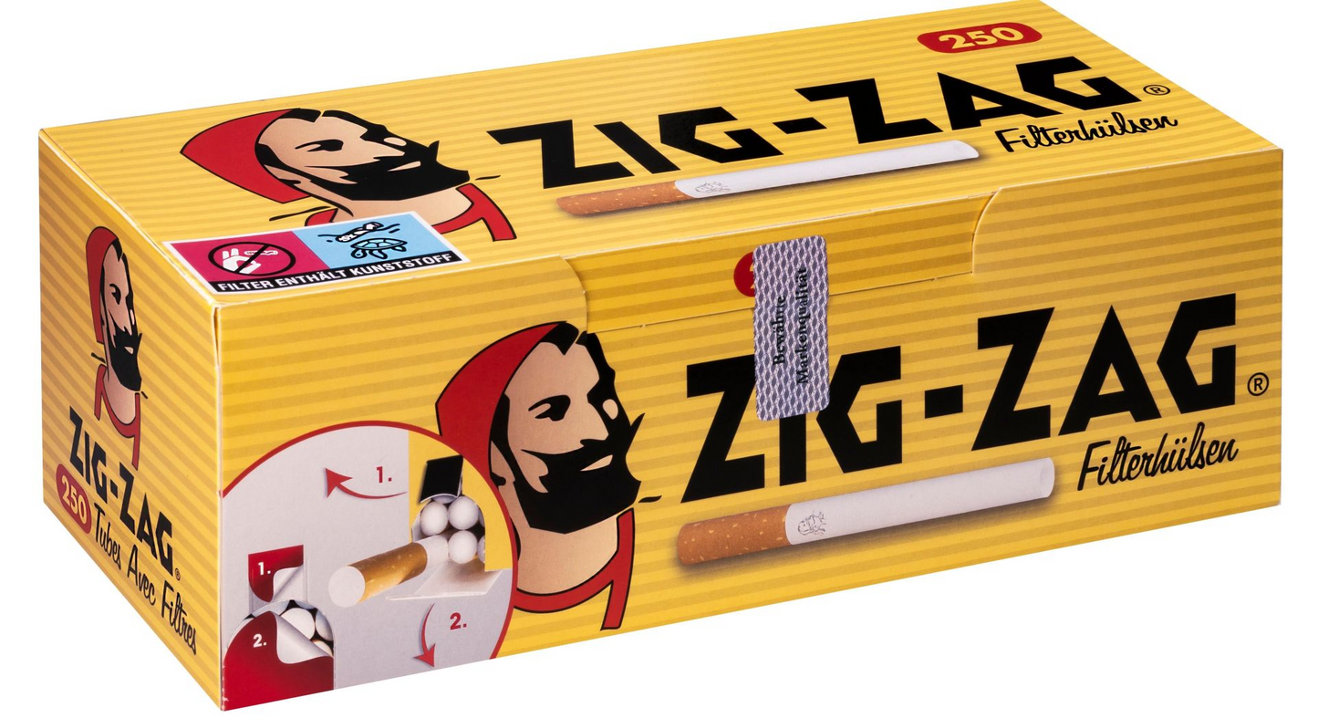 ZIG ZAG Hülsen 250 Stück