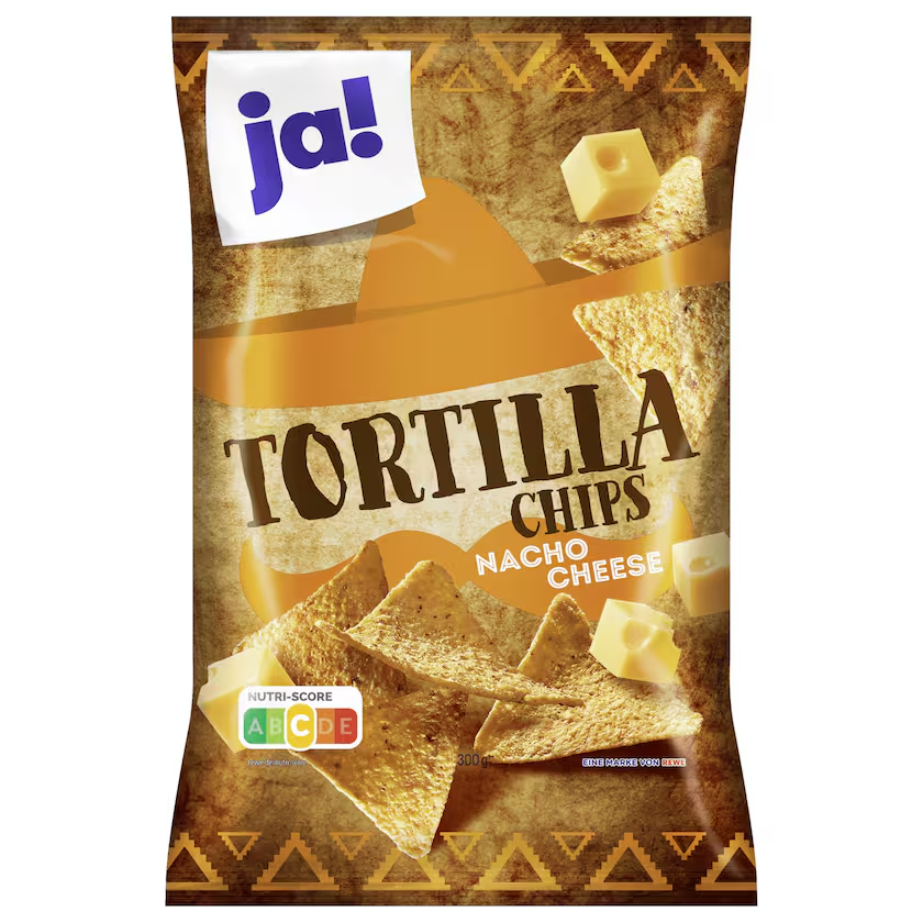ja! Tortilla Chips Nacho Cheese 300g