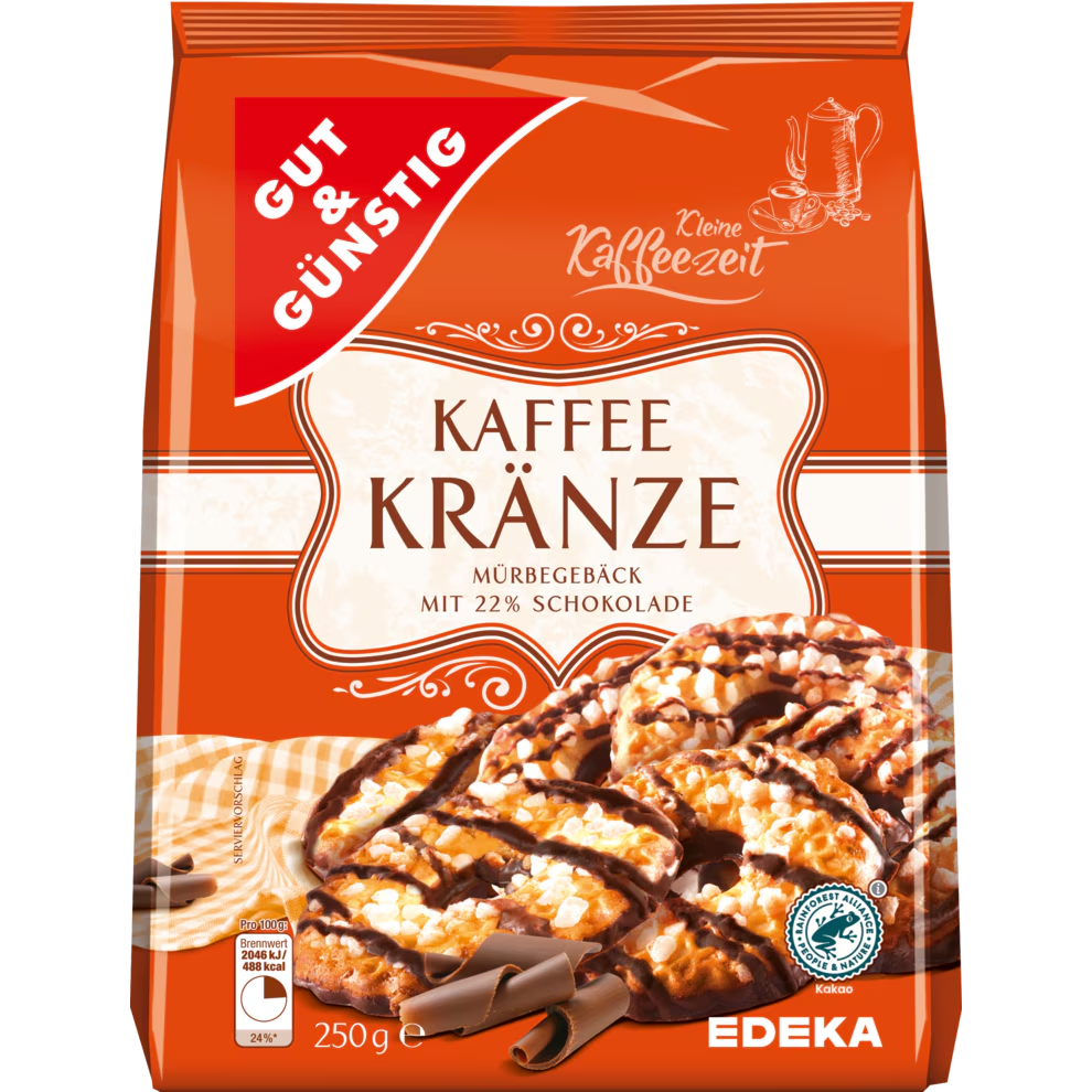 GUT&GÜNSTIG Kaffeekränze 250g