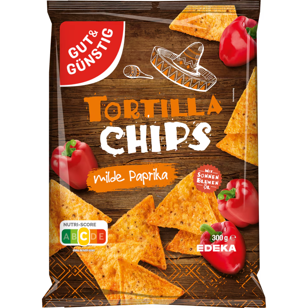 GUT&GÜNSTIG Tortilla Chips Paprika