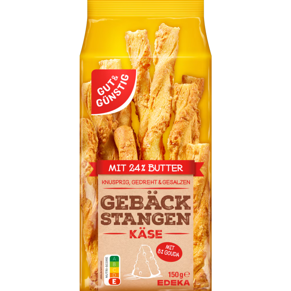 GUT&GÜNSTIG Gebäckstangen mit Käse