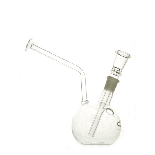 OM Mini Glasbong | Pfeife Seitlicher Mund | H: 14cm Ø: 14.5mm