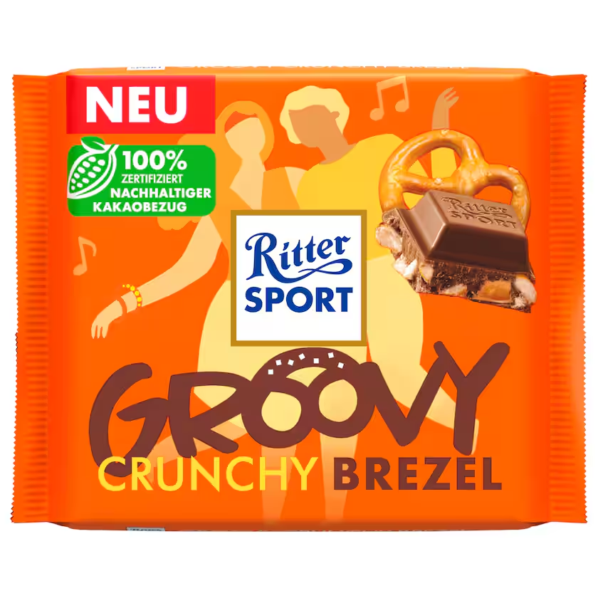 Ritter Sport Groovy Crunchy Brezel 100g