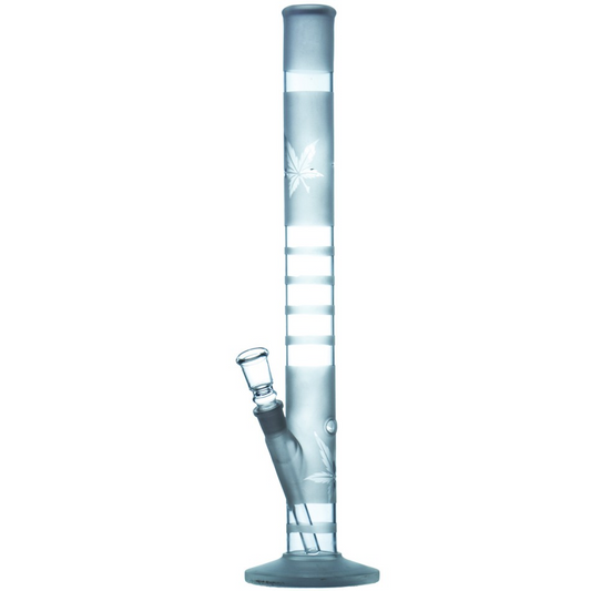 Sand Glasbong | Zylindrische Form | H: 46 cm Sockel: 18,8 mm Ø: 40 mm