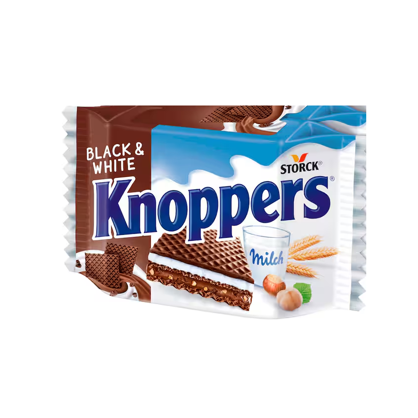 Knoppers Black & White 1x25g