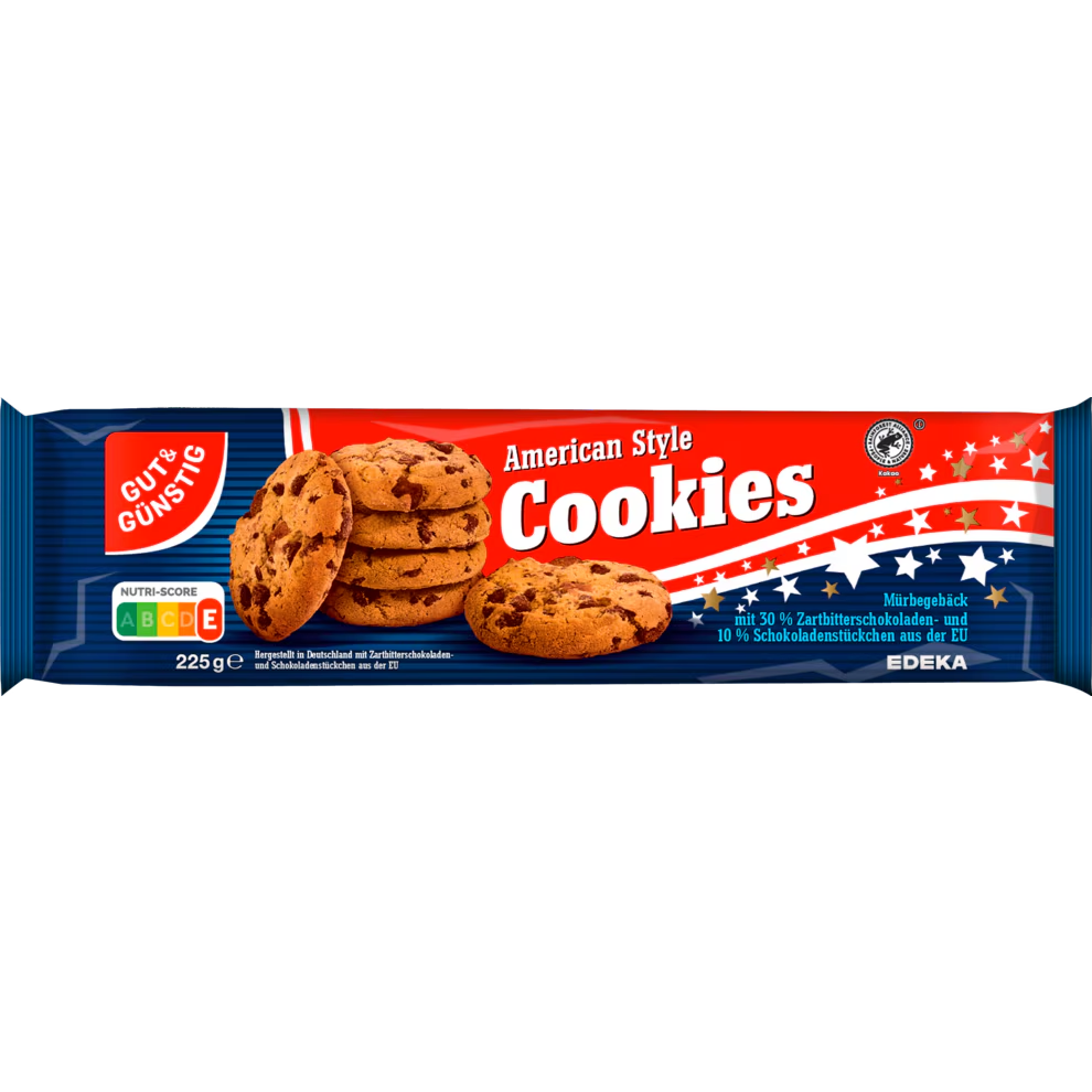 GUT&GÜNSTIG Cookies - American Style 225g