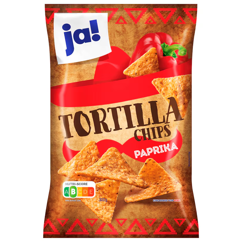 ja! Tortilla Chips Paprika 300g