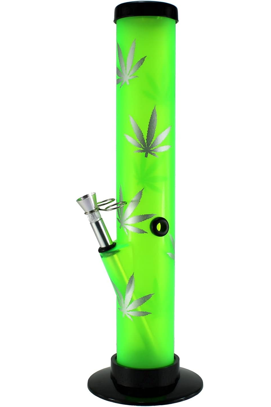 Acrylbong neongrün mit Lift-Off Adapter Höhe 33 cm