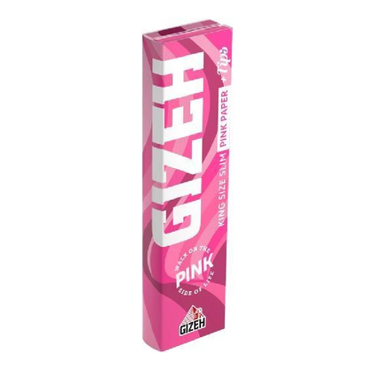 GIZEH All Pink King Size + Tips 34er