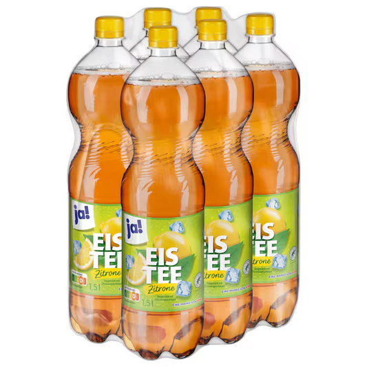 ja! Eistee Zitrone 6x1,5l EINWEG