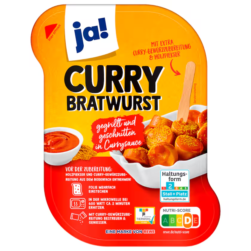 ja! Currywurst 220g