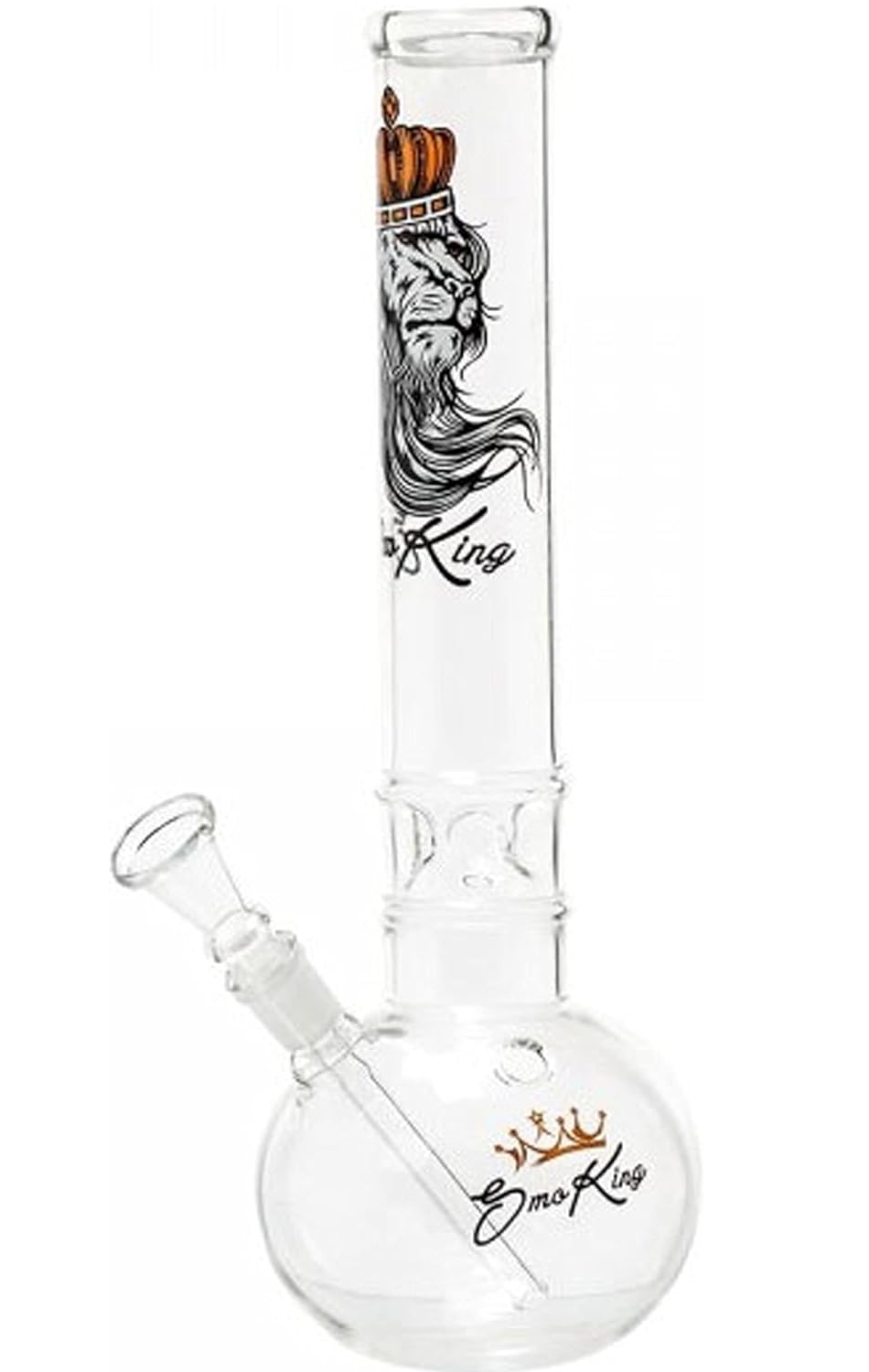 Smoking Lion Bong Eisbong mit Löwen Logo- 30cm hoch, 14,5er Schliff