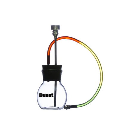Mini Glas Hooka mit Schlauch | H: 12cm