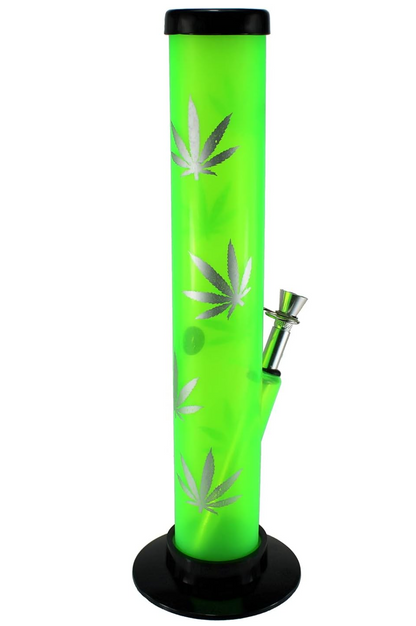 Acrylbong neongrün mit Lift-Off Adapter Höhe 33 cm