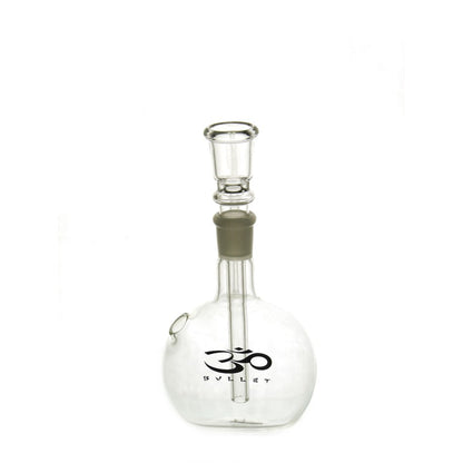 OM Mini Glasbong | Pfeife Seitlicher Mund | H: 14cm Ø: 14.5mm