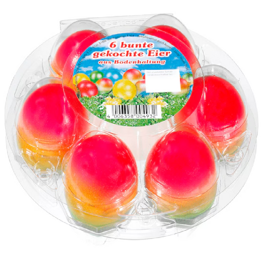 Bunte Eier Bodenhaltung 6 Stück
