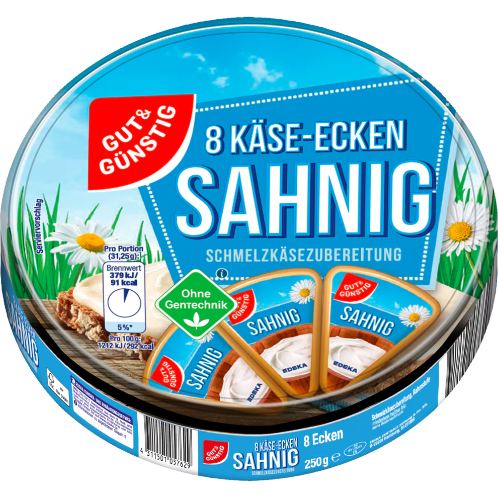 GUT&GÜNSTIG Käse-Ecken Sahne