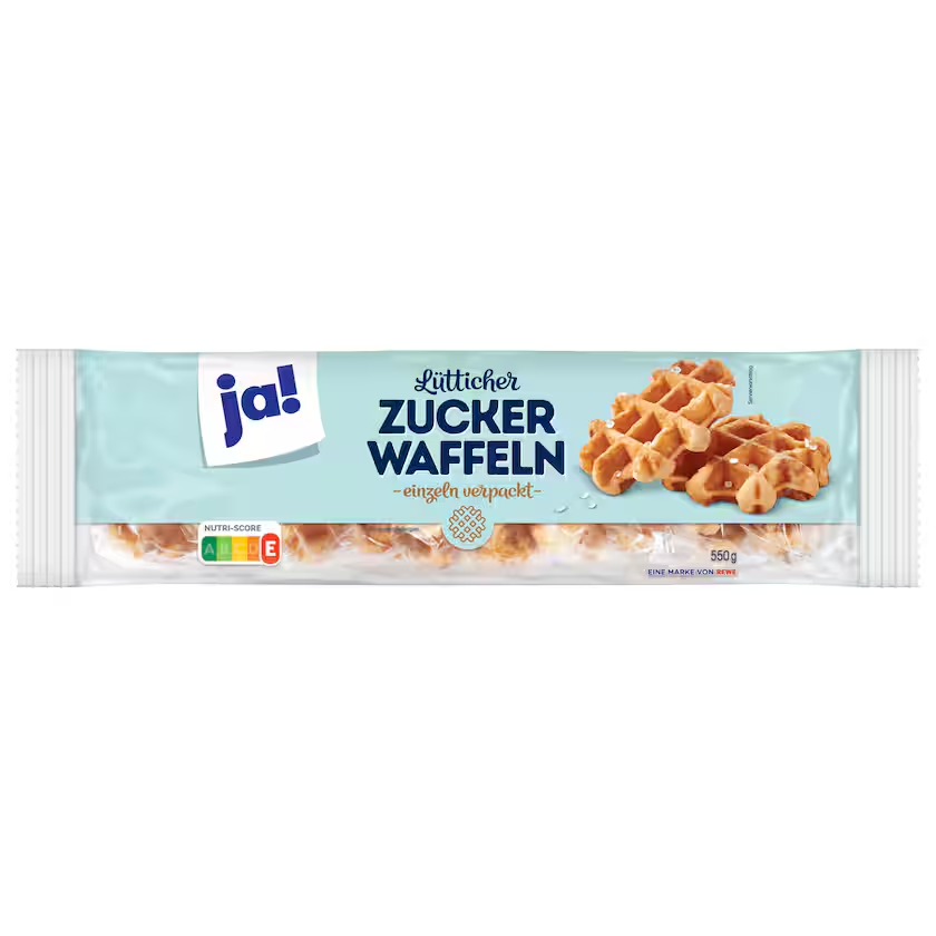 ja! Lütticher Zuckerwaffeln 550g